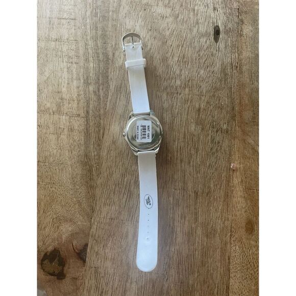 Kids Bee Theme Analog Watch White Strap Flowers Cute Design - Picture 2 of 2